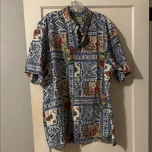 Reyn Spooner 1999 Mele Kalikimaka Hawaiian Shirt, Size XXXL